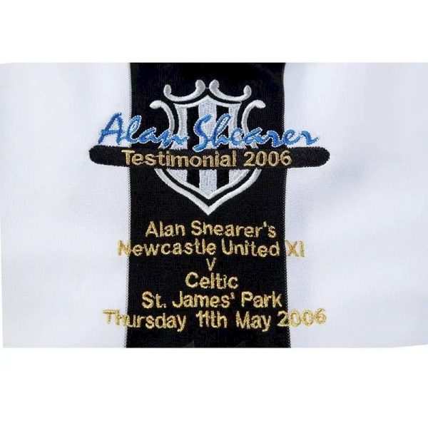 Newcastle United 2006 Shearer Testimonial Retro Jersey - Image 7