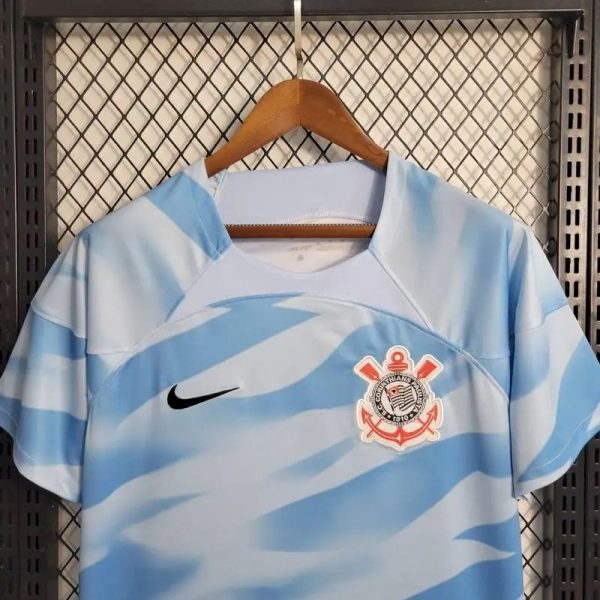 Corinthians 2023/24 Goalkeeper Blue Boutique Jersey - Image 3