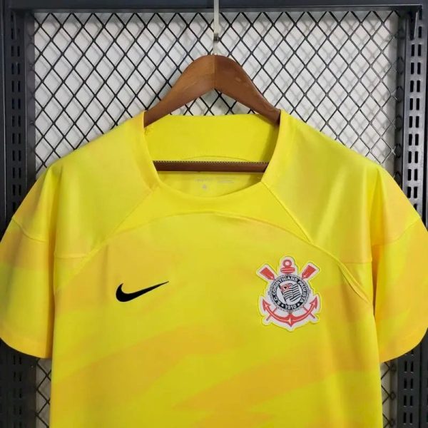 Corinthians 2023/24 Goalkeeper Yellow Boutique Jersey - Image 3