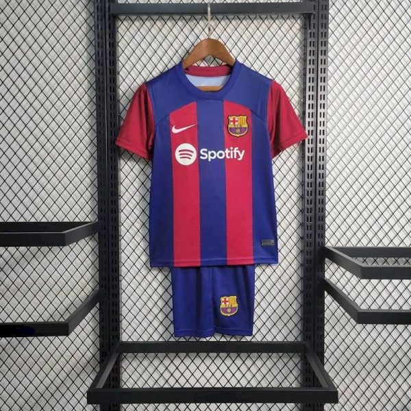Barcelona 2023/24 Home Kids Kit