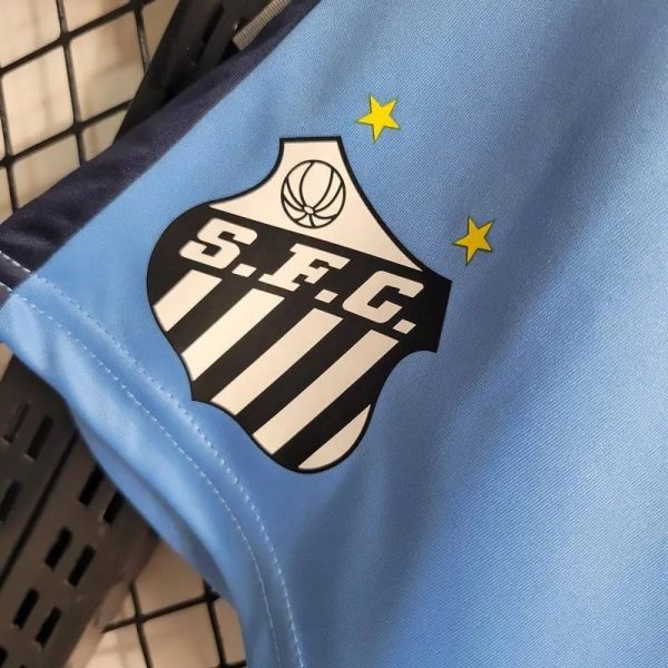 Santos 2023/24 Shorts Blue - Image 5