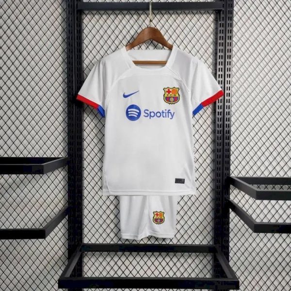 Barcelona 2023/24 Away Kids Kit