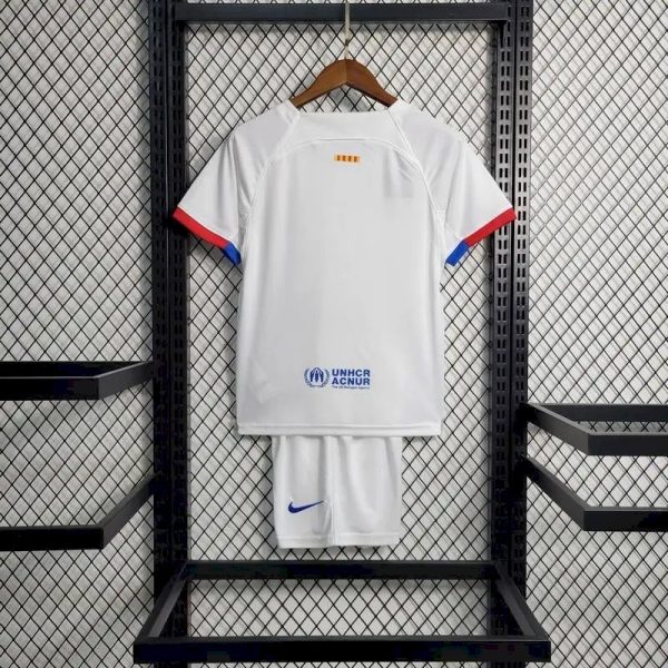 Barcelona 2023/24 Away Kids Kit - Image 2