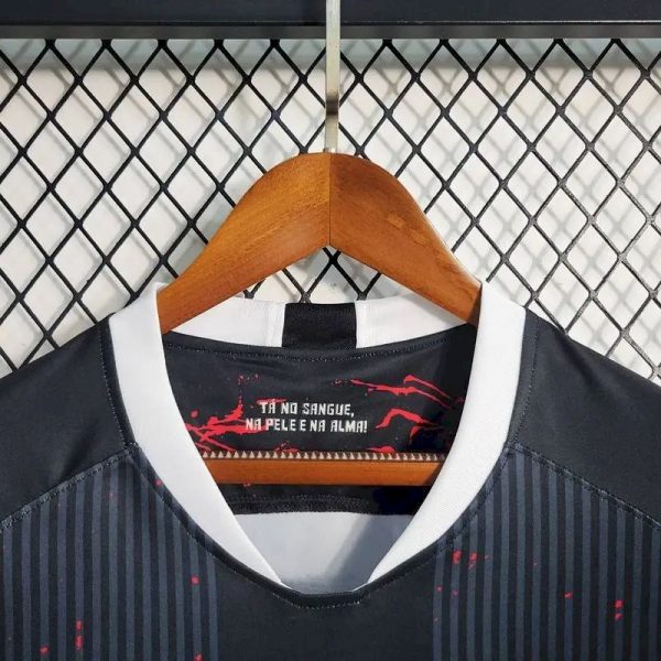 Corinthians 2023/24 Pre-Match Training Jersey Black - Image 4