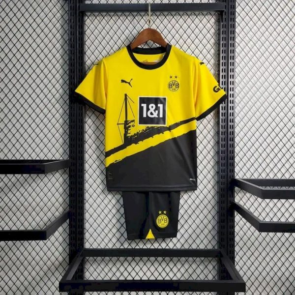 Borussia Dortmund 2023/24 Home Kids Kit