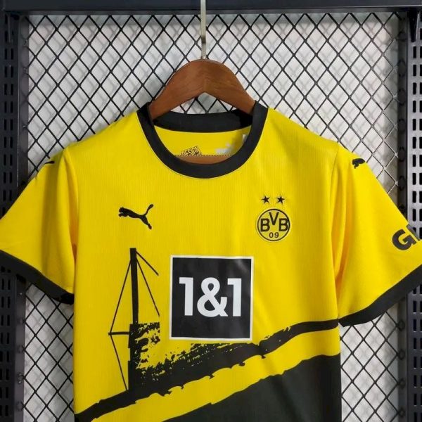 Borussia Dortmund 2023/24 Home Kids Kit - Image 2