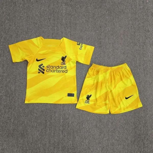 Liverpool 2023/24 Goalkeeper Kids Kit