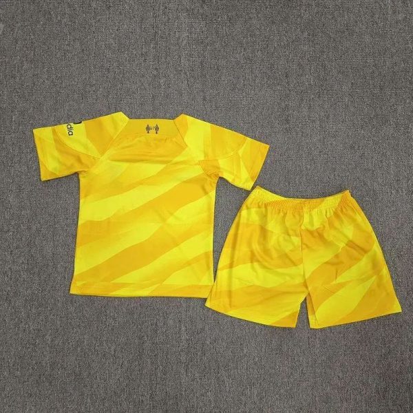 Liverpool 2023/24 Goalkeeper Kids Kit - Image 2