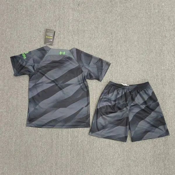 Liverpool 2023/24 Goalkeeper Kids Kit - Image 2