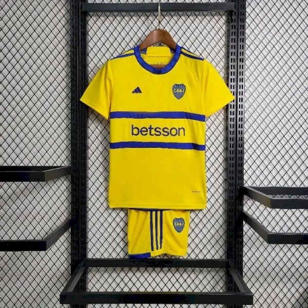 Boca Juniors 2023/24 Away Kids Kit
