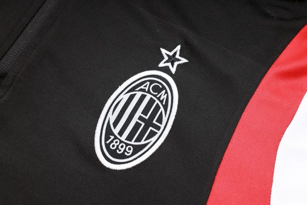 Ac Milan 2023/24 Half-Zip Adult Sweater+Pant 815 - Image 4