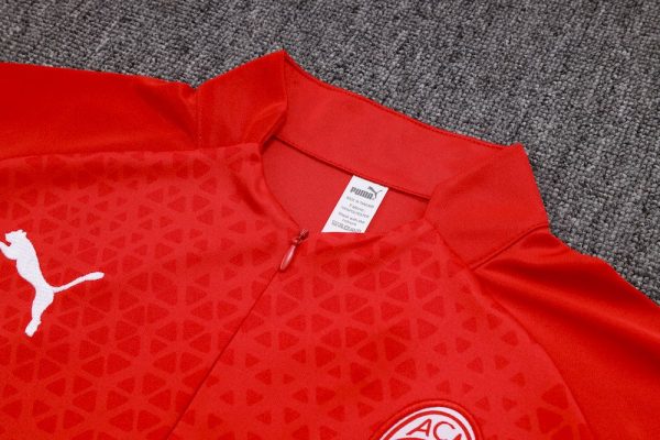 Ac Milan 2023/24 Half-Zip Adult Sweater+Pant 815 - Image 3