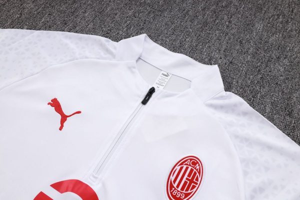 Ac Milan 2023/24 Half-Zip Adult Sweater+Pant 815 - Image 3