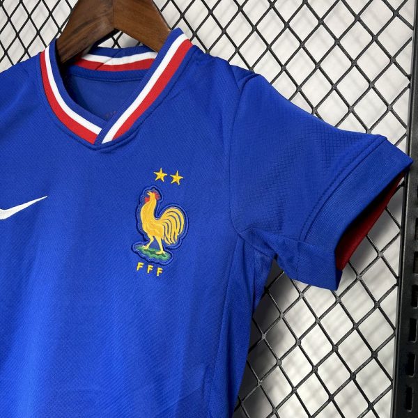 France 2024/25 Euro Home Kids Kit - Image 2