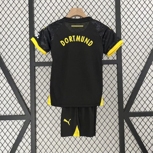 Borussia Dortmund 2023/24 Away Kids Kit - Image 2