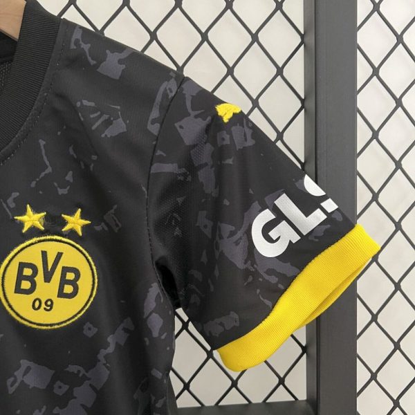Borussia Dortmund 2023/24 Away Kids Kit - Image 6