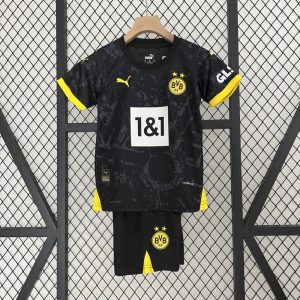 Borussia Dortmund 2023/24 Away Kids Kit