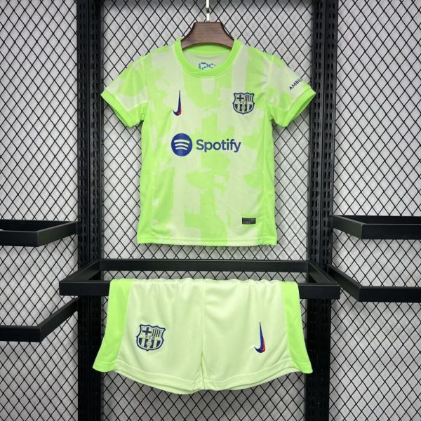 Barcelona 2024/25 Third Kids Kit