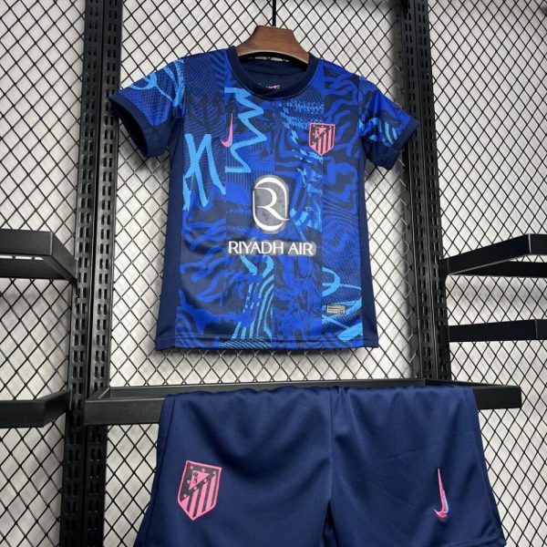 Atletico Madrid 2024/25 Third  Kids Kit - Image 3