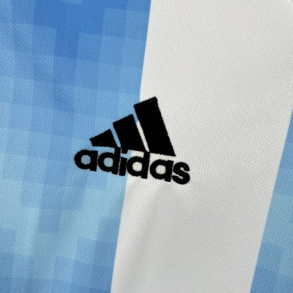 Argentina 2018 Home Retro Jersey - Image 7