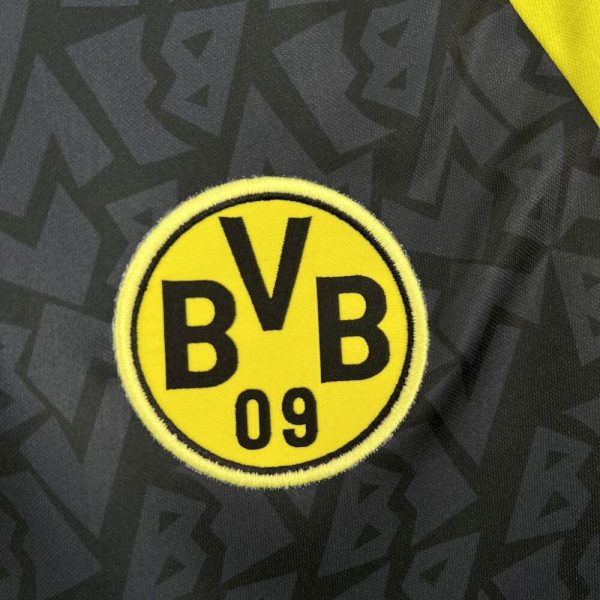 Borussia Dortmund 1995/96 Away Long Sleeves Retro Jersey - Image 5