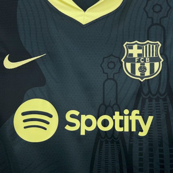 Barcelona 2024/25 Dark Green Training Jersey - Image 4