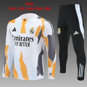 Real Madrid 2024/25 Half-Zip Kids Sweater+Pant 14001