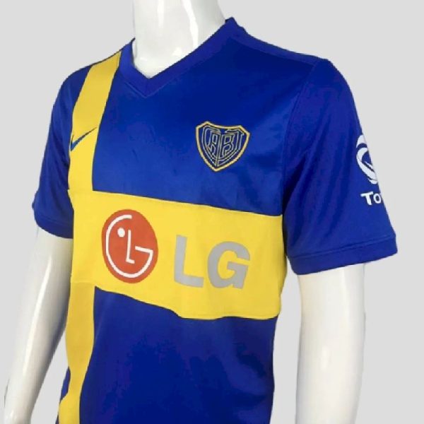 Boca Juniors 2009/2010 Cup Retro Jersey - Image 3