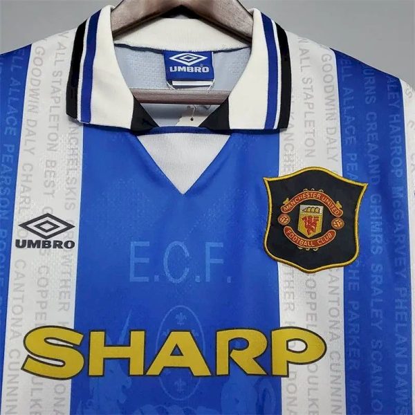 Manchester United 1994/96 Away Retro Jersey - Image 2