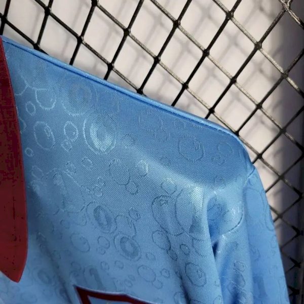 West Ham United 1995/97 Away Long Sleeves Retro Jersey - Image 5