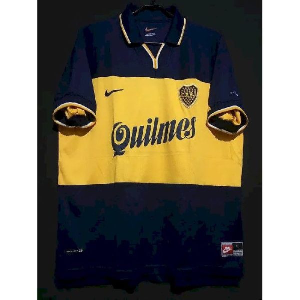 Boca Juniors 1998-99 Home Retro Jersey - Image 2